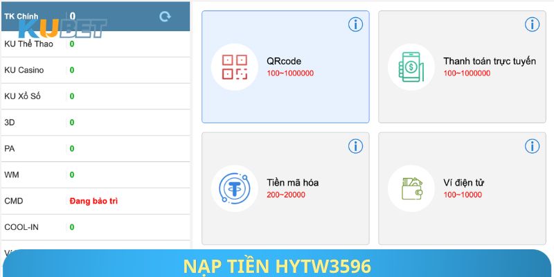 Nạp Tiền Hytw3596